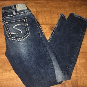 Silver jeans